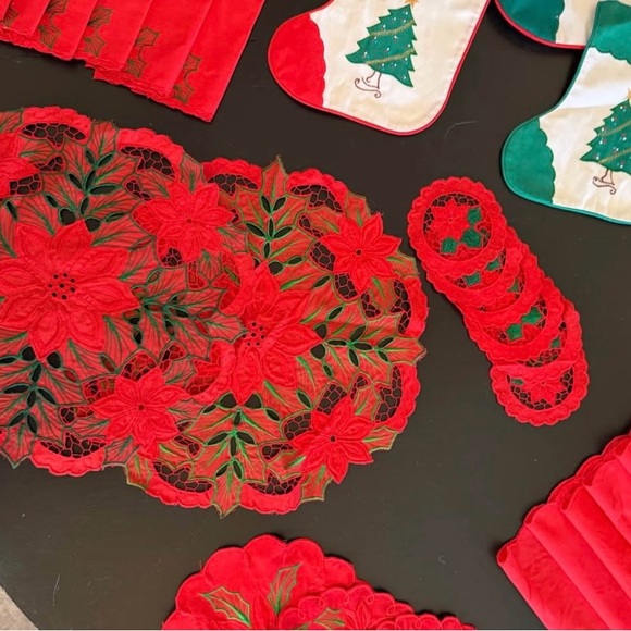 Festive Red Holiday Decor Set - Picture 2 of 8